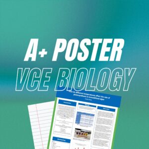 A+ VCE Biology Poster By Haobo
