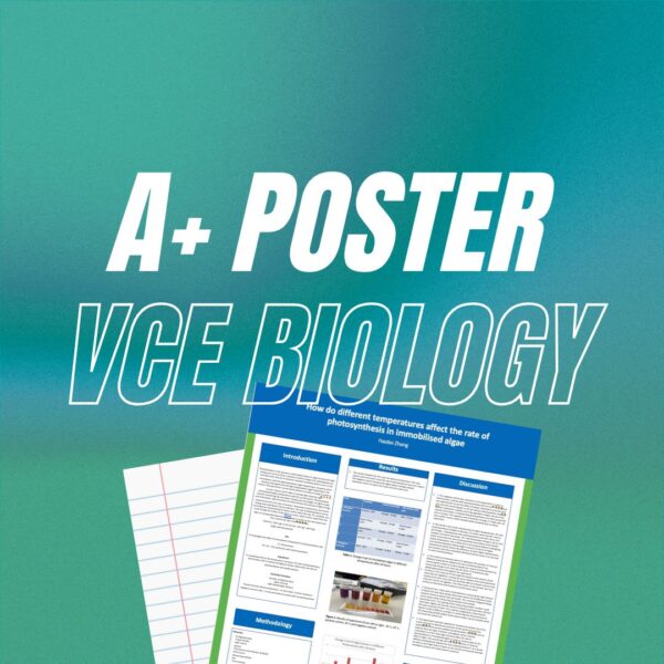 A+ VCE Biology Poster By Haobo